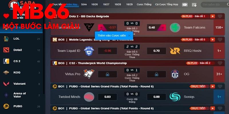 Esport Việt Nam - Game Thể Thao Điện Tử Thú Vị Của MB66 - QEXIN.INFO