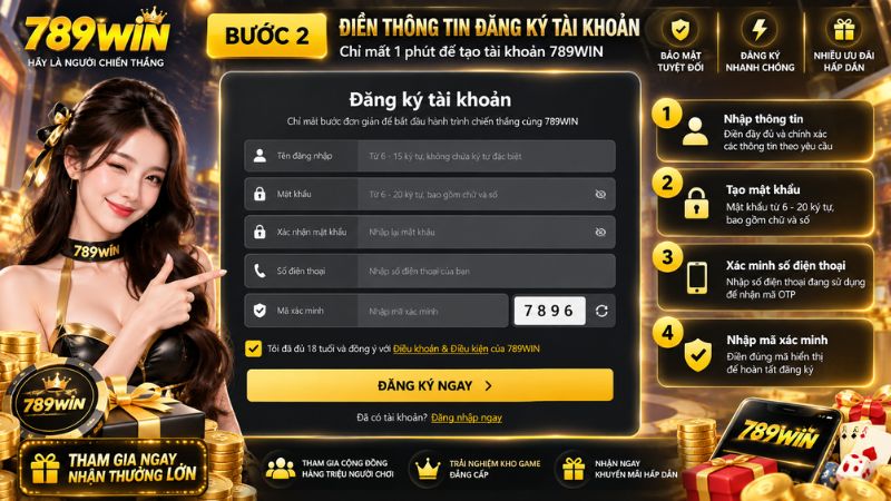 Hướng Dẫn Đăng Ký 789win Nhận 100K Tân Thủ | Link Chuẩn 2026 - QEXIN.INFO