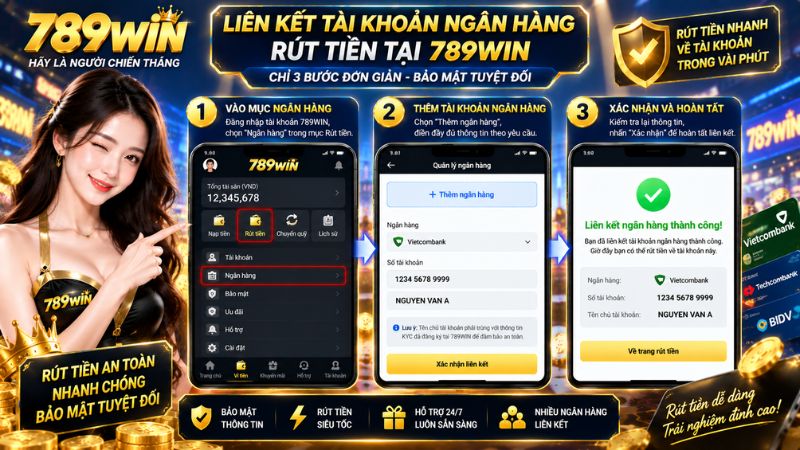 Hướng Dẫn Rút Tiền 789win Về Ngân Hàng Trong 3 Phút 2026 - QEXIN.INFO